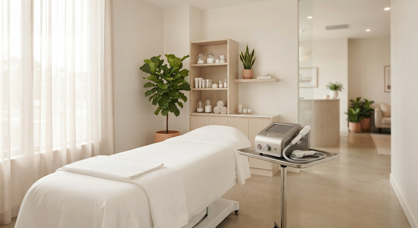 Laser hair removal treatment session at Hair Reborn Clinic Bhubaneswar