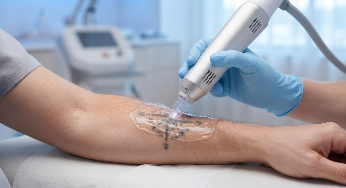 Aftercare guidance following a laser tattoo removal session at Hair Reborn Clinic Bhubaneswar