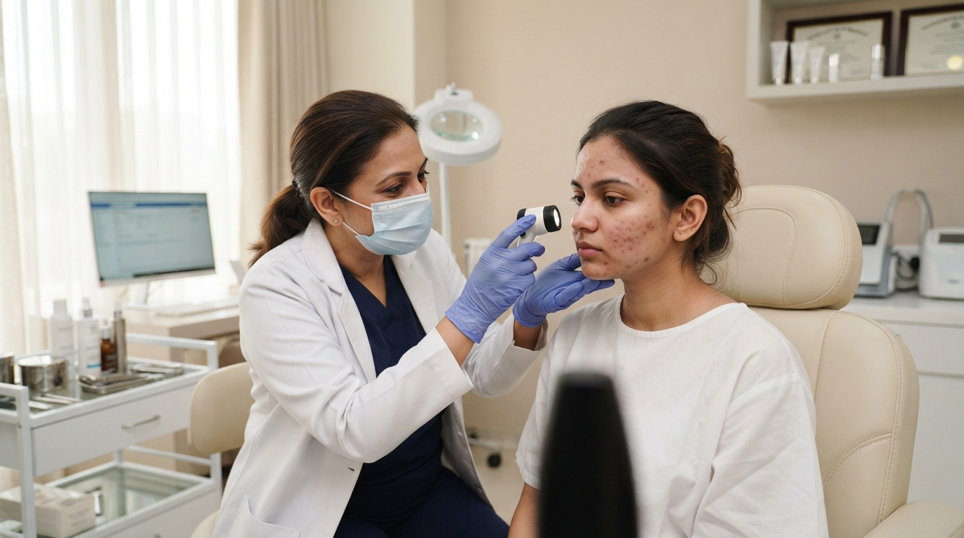 Acne skin treatment in Bhubaneswar at Hair Reborn Clinic