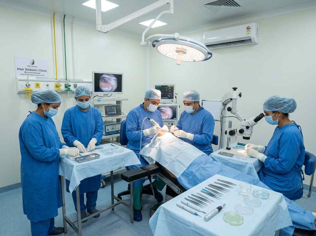 Hair transplant patient planning a procedure in Bhubaneswar