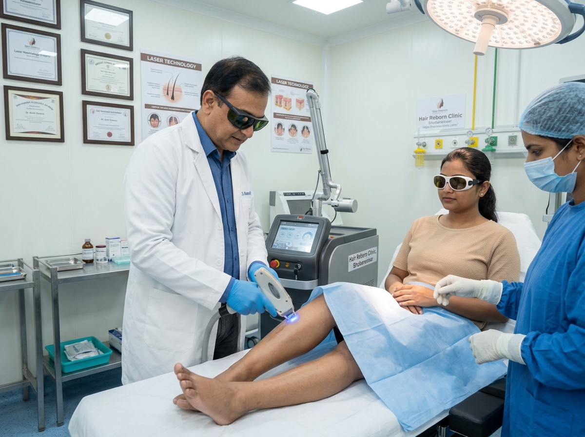 Laser hair removal compared with waxing and shaving