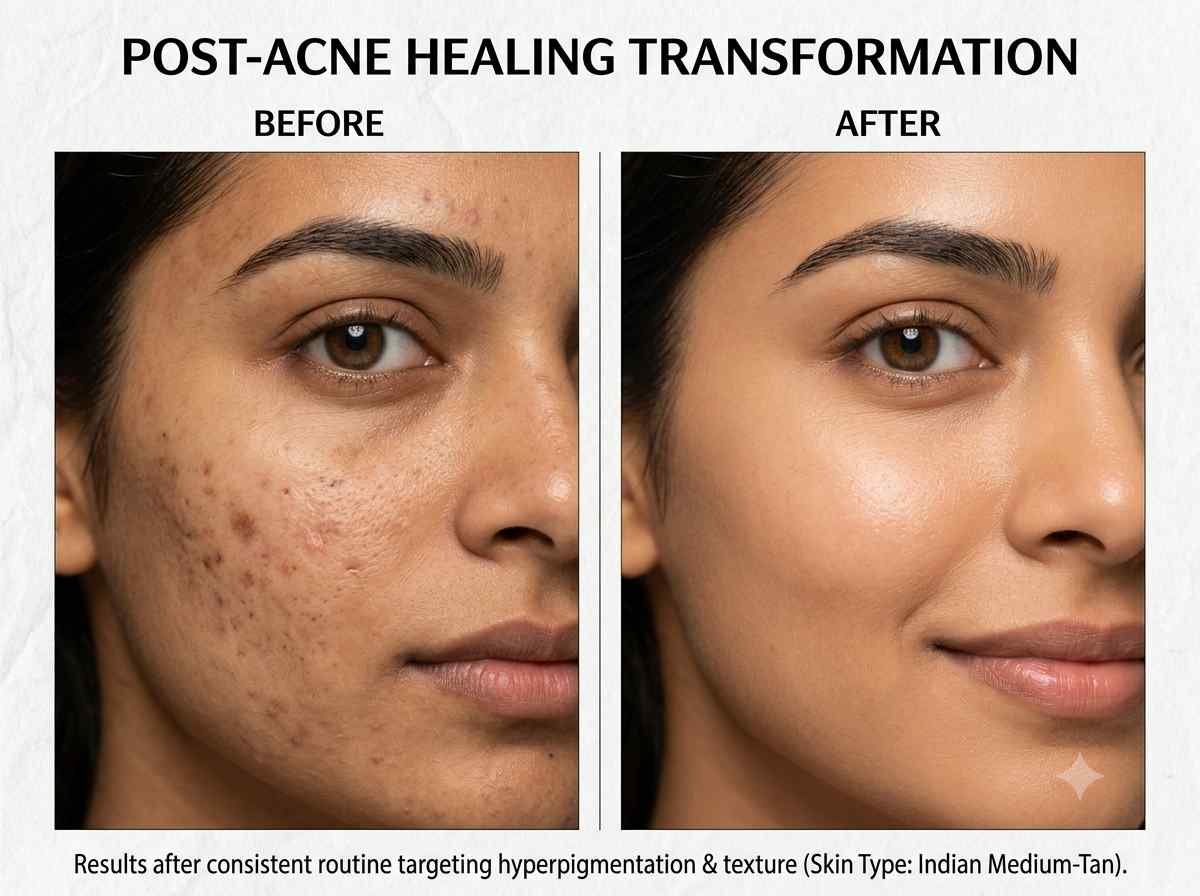 Daily sun protection and moisturising for acne-prone skin