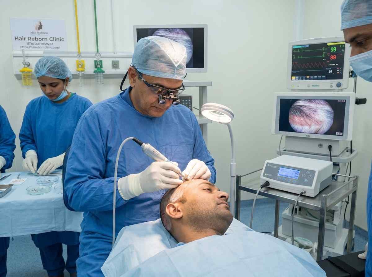 Follicular unit extraction hair transplant procedure